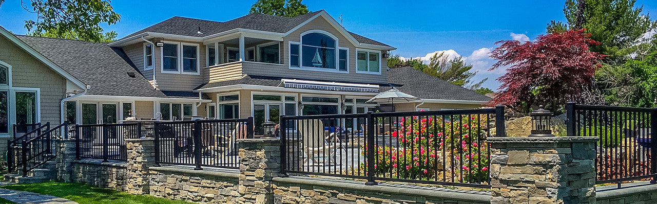 Aluminum Railing Section - Eastern Ornamental Railing – Shop Fencing